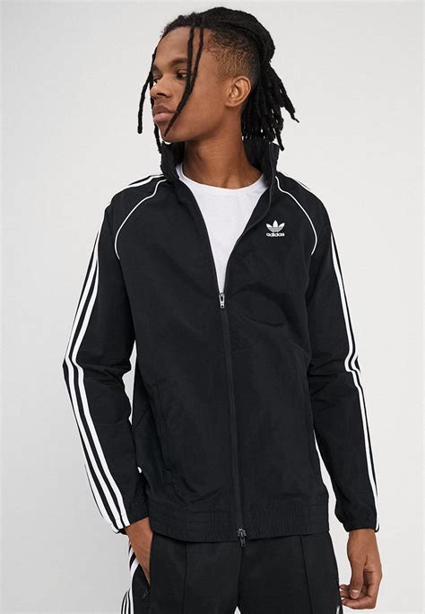 adidas jacke mit kapuze in schwarz|Schwarz · Mit Kapuze · Jacken .